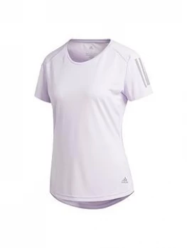 Image of Adidas Own The Run T-Shirt - Purple