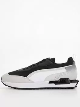 Image of Puma Puma City Rider Gradient, Grey/Black, Size 7, Men