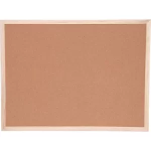 Image of Cork Notice Board 600X900MM Wood Trim