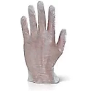 Image of CLICK MEDICAL Gloves Vinyl Size XL Transparent Pack of 100