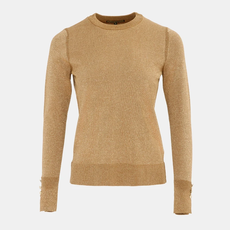 Image of Biba Biba Shimmer Jumper Ld61 Gold female 10 (S)