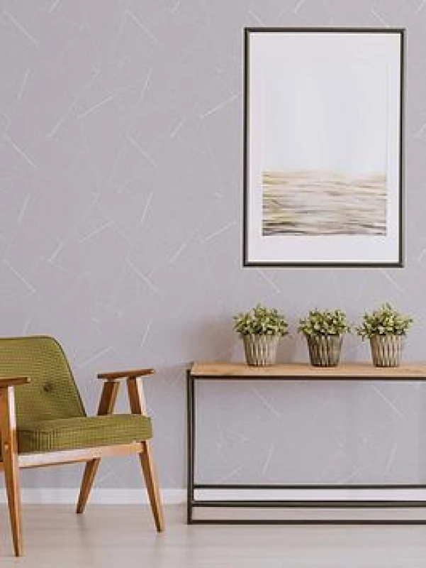 Image of Graham & Brown Superfresco Colours Quartz Fractal Grey, White 112579