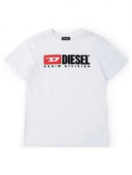 Image of Diesel Boys Short Sleeve Double Logo T-Shirt