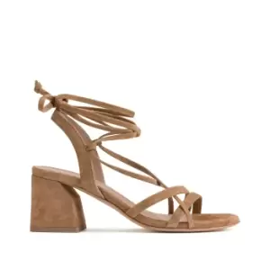Image of Suede Heeled Sandals