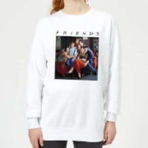 Image of Friends Classic Character Womens Sweatshirt - White - S