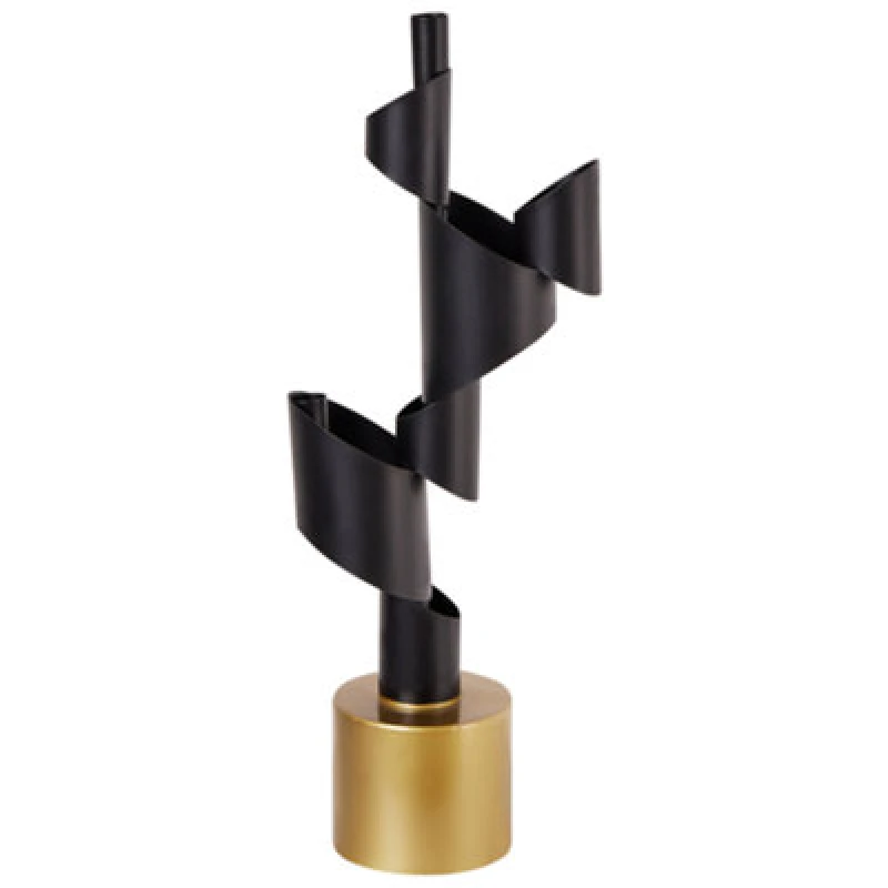 Image of Beliani Candle Holder Amilly Metal 51cm Black