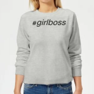 Image of girlboss Womens Sweatshirt - Grey - 3XL