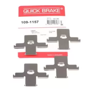 Image of QUICK BRAKE Accessory Kit, disc brake pads NISSAN 109-1157