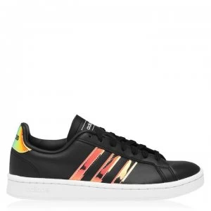 Image of adidas Grand Court Womens Trainers - Blk/Iridescent