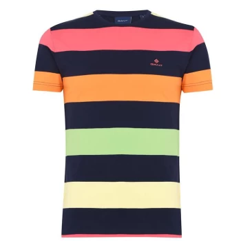 Image of Gant Barstripe T Shirt - Multi