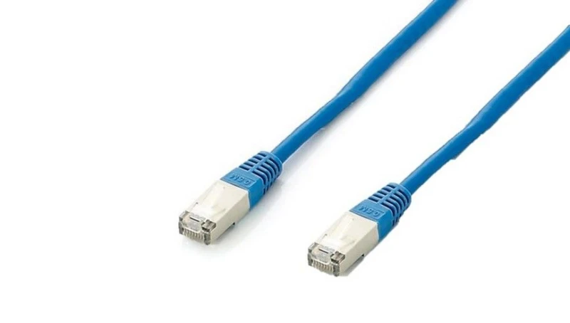 Image of Equip Cat.6A Platinum S/FTP Patch Cable. 1.0m. Blue