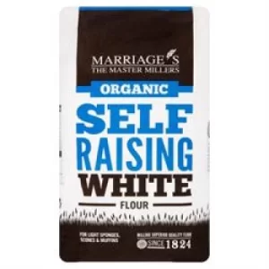 Image of W H Marriage Organic Self Raising White Flour 1000g