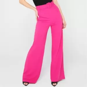 Image of I Saw It First Belted Wide Leg Trousers - Pink