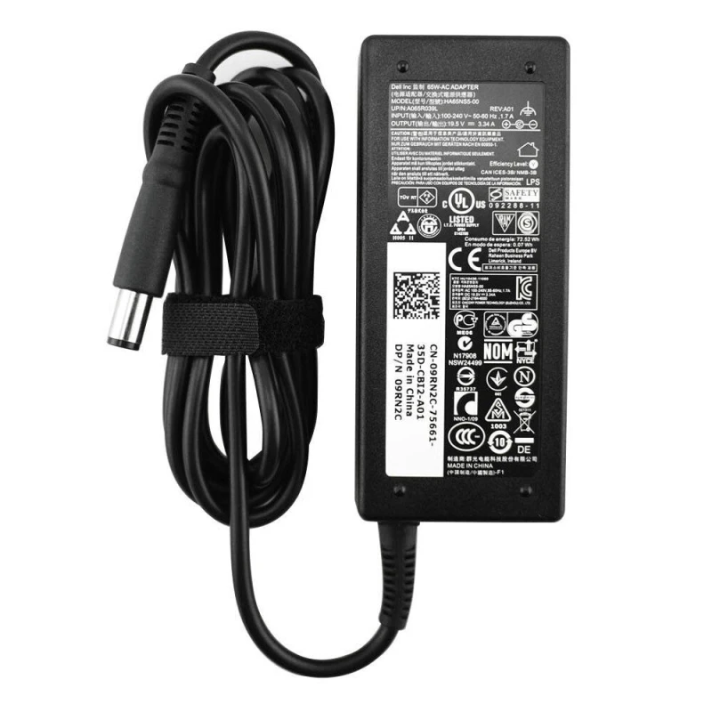 Image of DELL AC Adapter (65W) For Latitude E Series (New Shape)