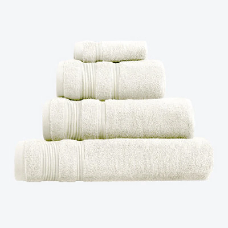 Image of Allure Bath Fashions Luxury Zero Twist Egyptian Cotton Hand Towel - Cream