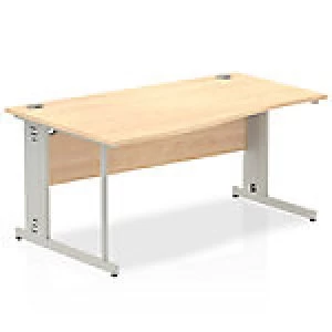 Image of Impulse Cable Managed 1600 Left Hand Wave Desk Maple