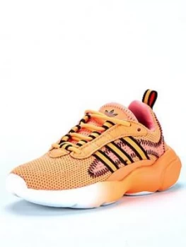 Image of adidas Originals Haiwee Childrens Trainer - Coral, Size 2