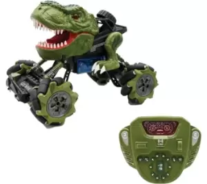 Image of LEXIBOOK Crosslander Tirex RC57 All-Terrain RC Car - Green & Black, Green,Black