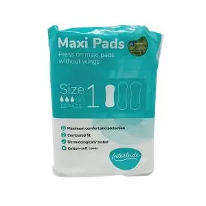 Image of Interlude Maxi Pads Size 1 Pack 24 Pack of 10 6438B TSL26438