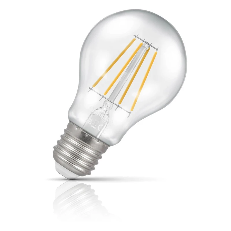 Image of Crompton Lamps LED GLS 9W E27 Dimmable Filament Warm White Clear (75W Eqv)