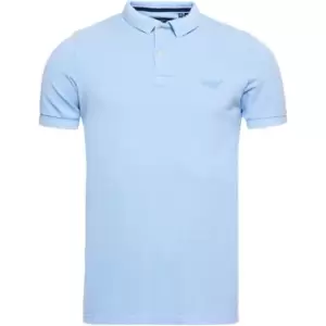 Image of Superdry VT Dust Polo Shirt - Blue