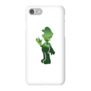 Image of Nintendo Super Mario Luigi Silhouette Phone Case - iPhone 7 - Snap Case - Matte