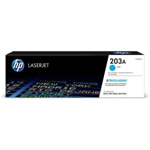 Image of HP 203A Cyan Laser Toner Ink Cartridge
