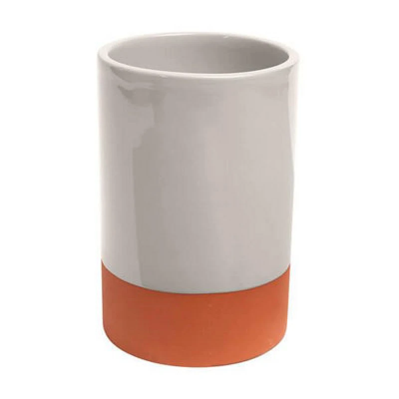 Image of Dexam Sintra Glazed Terracotta Wine Cooler - Stone