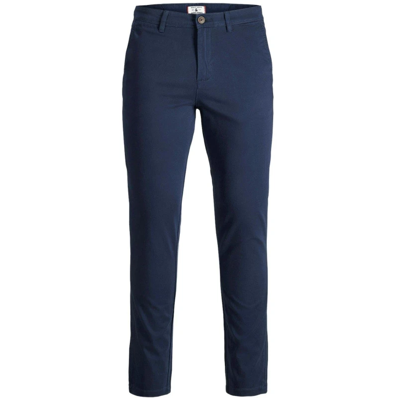 Image of Jack & Jones Navy Marco Bowie Slim Fit Chinos Navy Male 34R 50906UK
