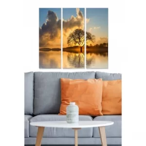 Image of MDF2458047 Multicolor Decorative MDF Painting (3 Pieces)