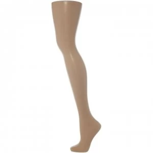 Image of Pretty Polly 8 denier sandal toe tights - Bare