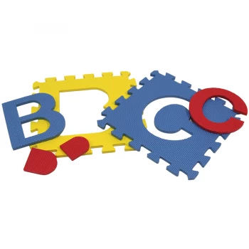 Image of Charles Bentley Soft Eva Foam Alphabet Interlocking Activity Play Mats