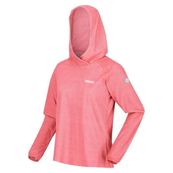 Image of Regatta Womens Montes Fleeced Hoodie - NeonPeach/Wh