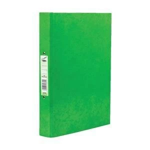 Image of Original Concord A4 Contrast 2 O Ring Capacity 25mm Laminated Ring Binder Lime Pack of 10