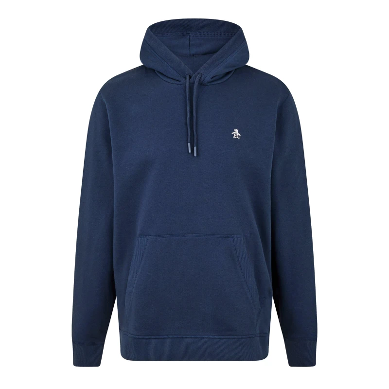Image of Original Penguin Logo Hoodie Yale male Small