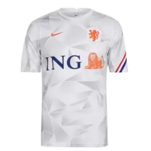 Image of 2020-2021 Holland Nike Pre-Match Training Shirt (White)