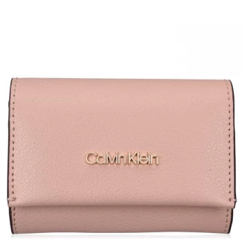Image of Calvin Klein Folded Card Holder - Nude TBP