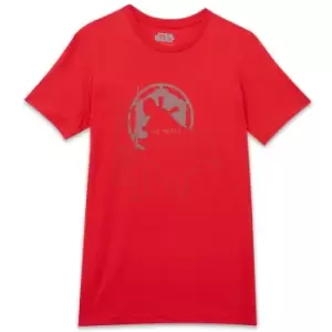 Image of Star Wars Vader No Mercy Mens T-Shirt - Red - L