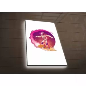 Image of NASA-043 Multicolor Decorative LED Lighted Canvas Painting