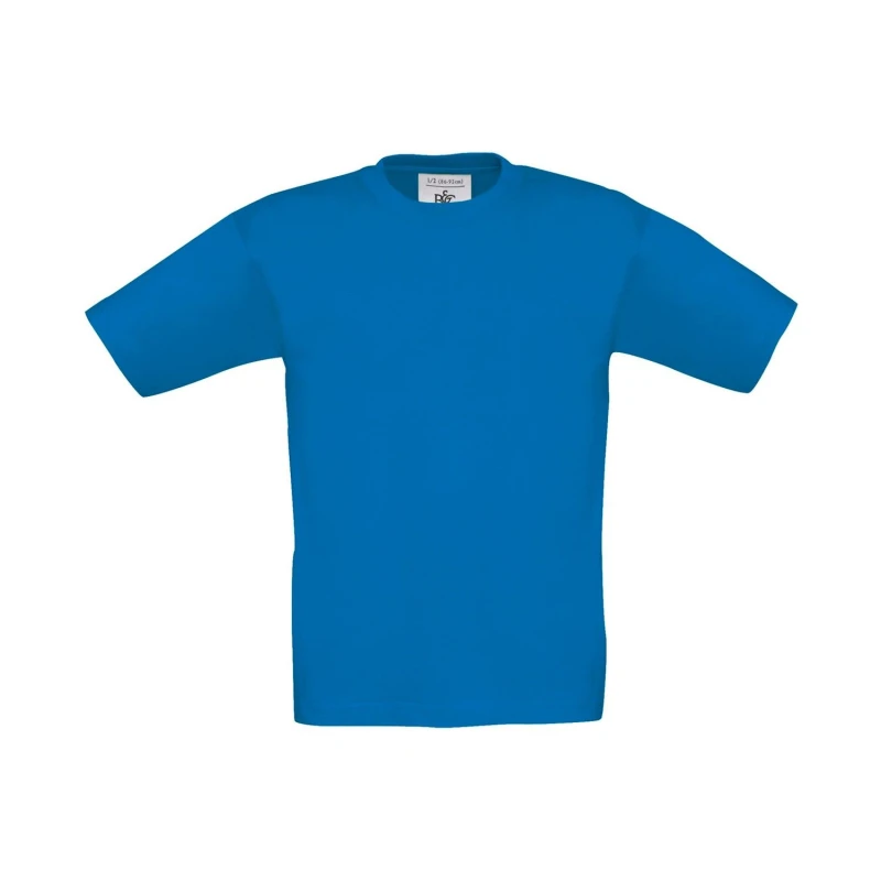 Image of B&C Exact 190 T-Shirt in Royal Size: 3-4 Years Royal Unisex 3-4 Years