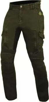 Image of Trilobite Acid Scrambler Motorcycle Jeans, green-brown, Size 32, green-brown, Size 32