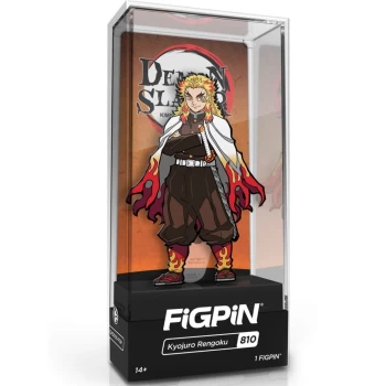 Image of FiGPiN Demon Slayer 3 Enamel Pin - Kyojuro Rengoku