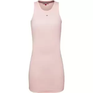 Image of Tommy Jeans Tjw Essential Rib Tank Bodycon - Pink
