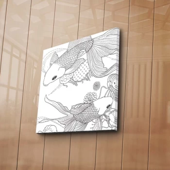 Image of BOYA-39 - No Pen Multicolor Paintable Decorative Canvas Painting