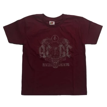Image of AC/DC - Black Ice Kids 9-10 Years T-Shirt - Red