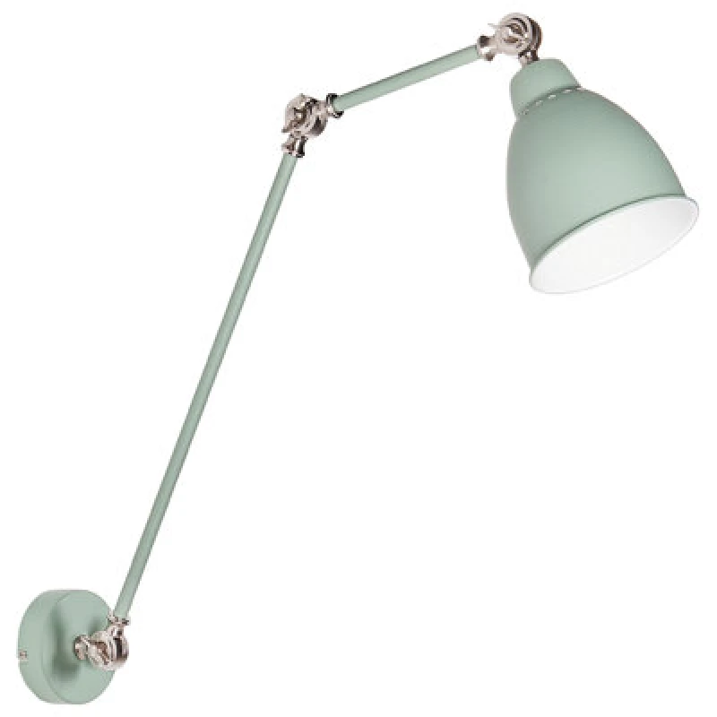 Image of Beliani Wall Lamp Mississippi Adjustable Metal Light Green