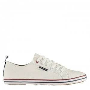 Image of Ben Sherman Lestar Canvas Shoes - White