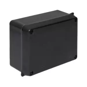 Image of Wiska 817N 165 x 145 x 84mm IP65 Black Plastic Junction Box - 384870