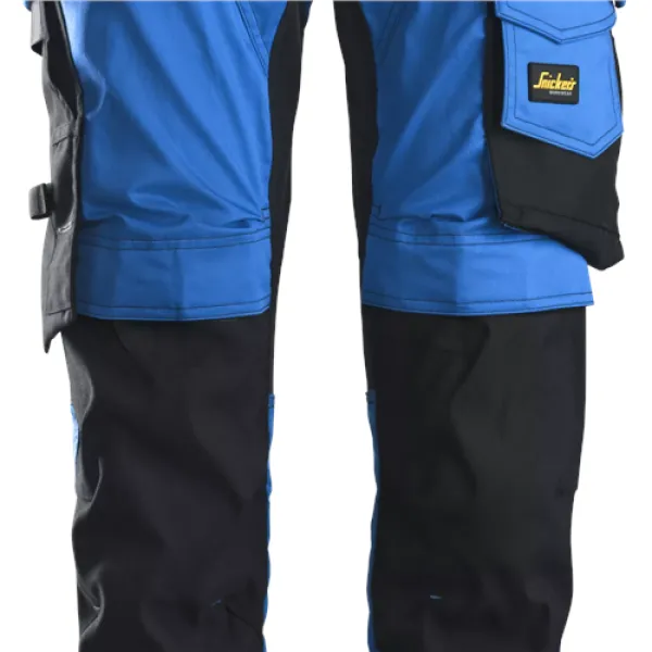 Image of Snickers AllroundWork Stretch Trousers Holster Pockets - True Blue/Black - 44