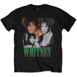 Image of Whitney Houston - Always Love You Homage Unisex Large T-Shirt - Black